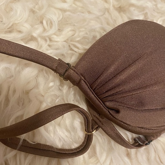 Luca Ruched Balconette Bikini Top NWT - Picture 7 of 8